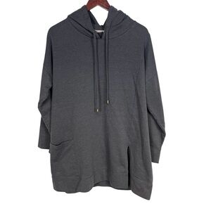 Soft Surroundings Gray Soho Hoodie Size XL